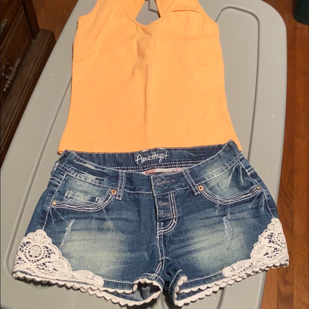 Jean shorts